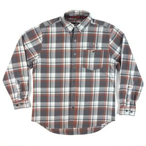 Harley Davidson Embroidered Metal Button Shirt